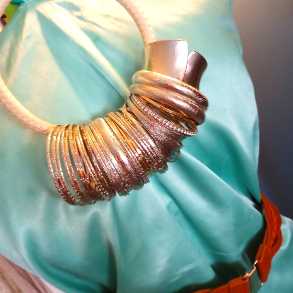 Silver bangles